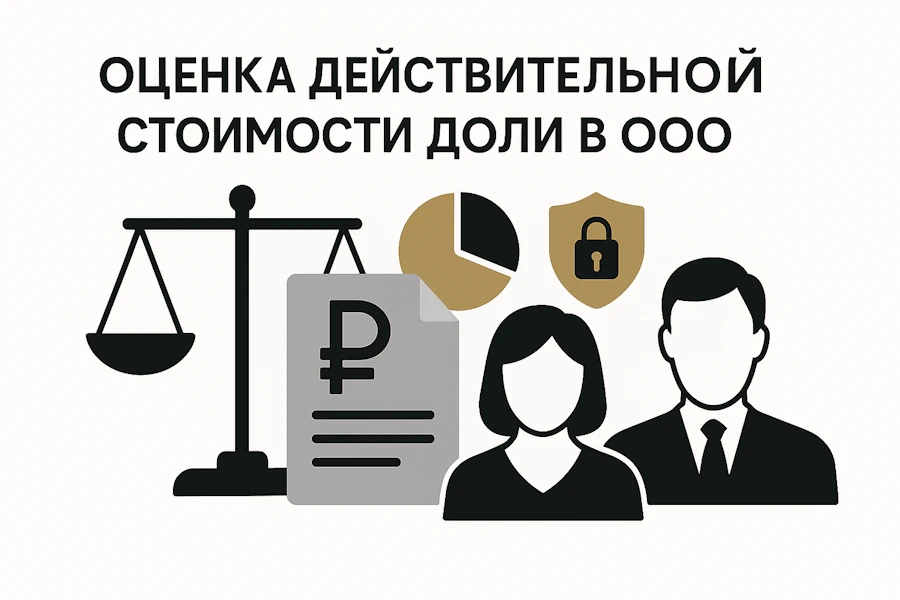 Оценка действительной стоимости доли в ООО. Правила расчета