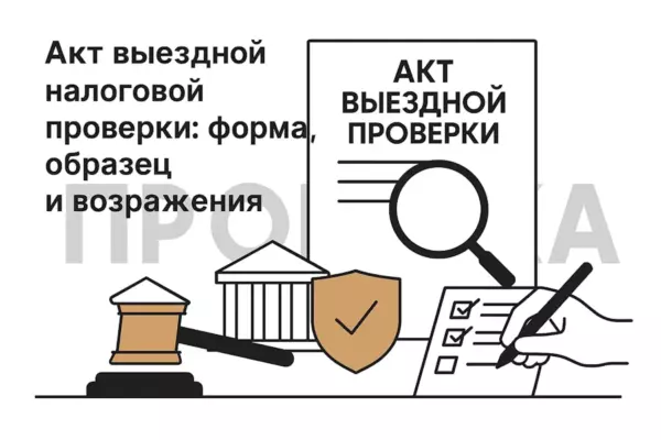 Акт выездной налоговой проверки: форма, образец и возражения