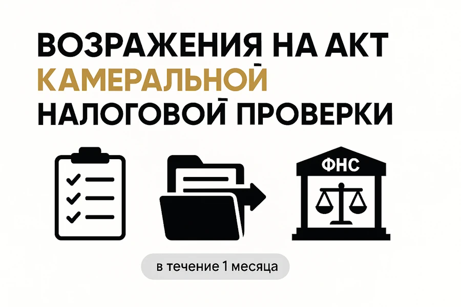 Возражения на акт камеральной налоговой проверки