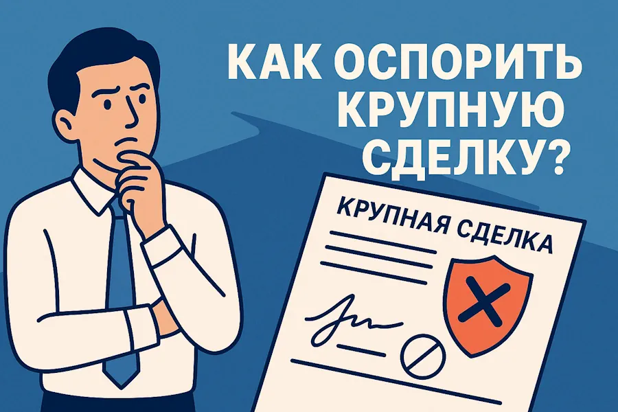 Как оспорить крупную сделку компании: что нужно учитывать, кроме суммы