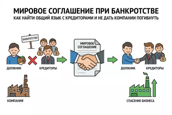 Мировое соглашение при банкротстве должника юридического лица