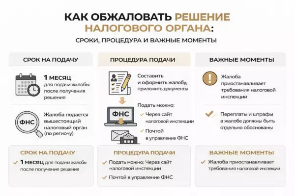 обжаловать решение налогового органа