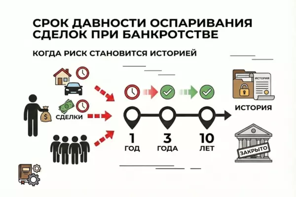 Срок давности оспаривания сделок при банкротстве