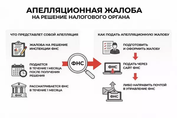 Что представляет собой и как подается апелляционная жалоба на решение налогового органа