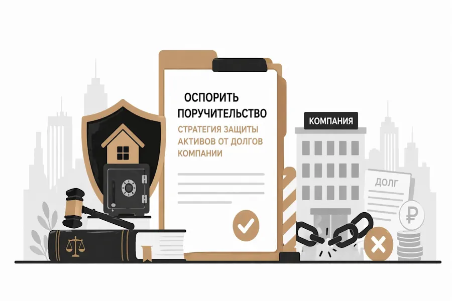 Оспорить поручительство: стратегия защиты активов от долгов компании
