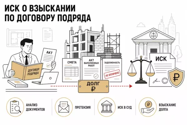 иск о взыскании по договору подряда