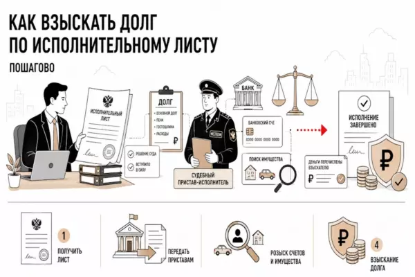Как взыскать долг по исполнительному листу