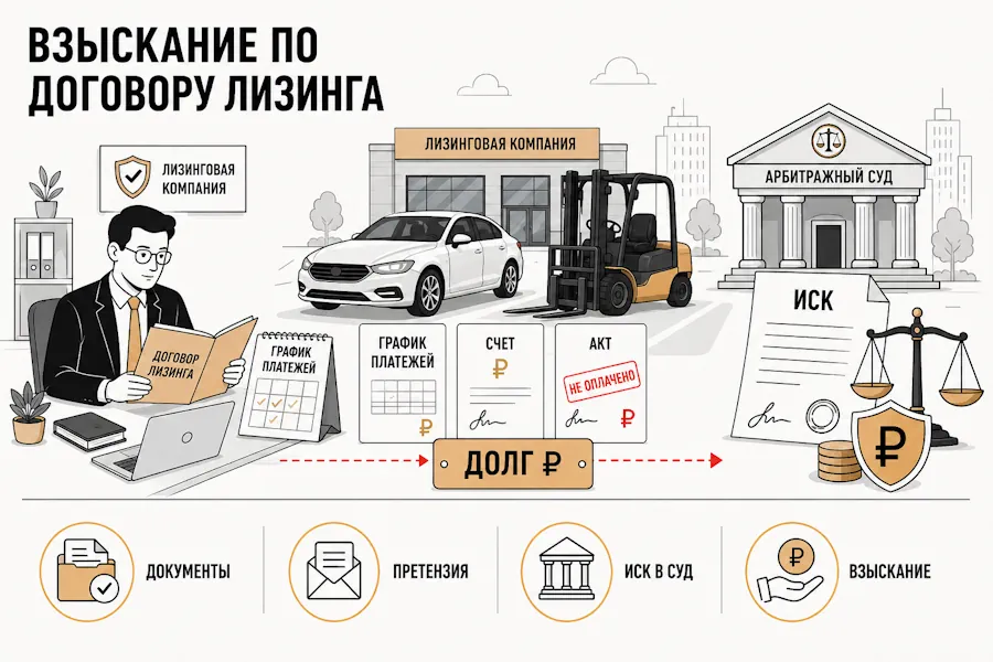 Взыскание по договору лизинга: как правильно действовать в споре с лизингодателем