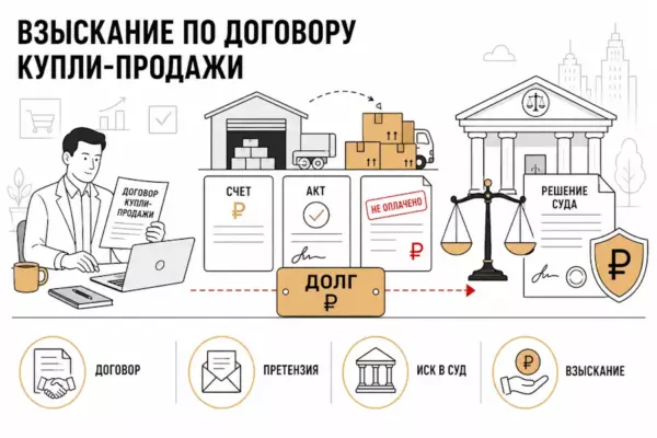 Взыскание по договору купли продажи: документы и порядок взыскания