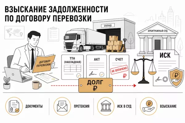 взыскание по договору перевозки