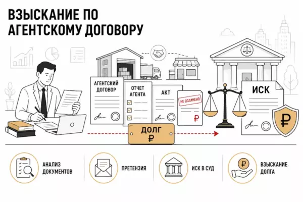 взыскание по агентскому договору, задолженность по агентскому договору, долг по агентскому договору, агентский договор взыскание задолженности