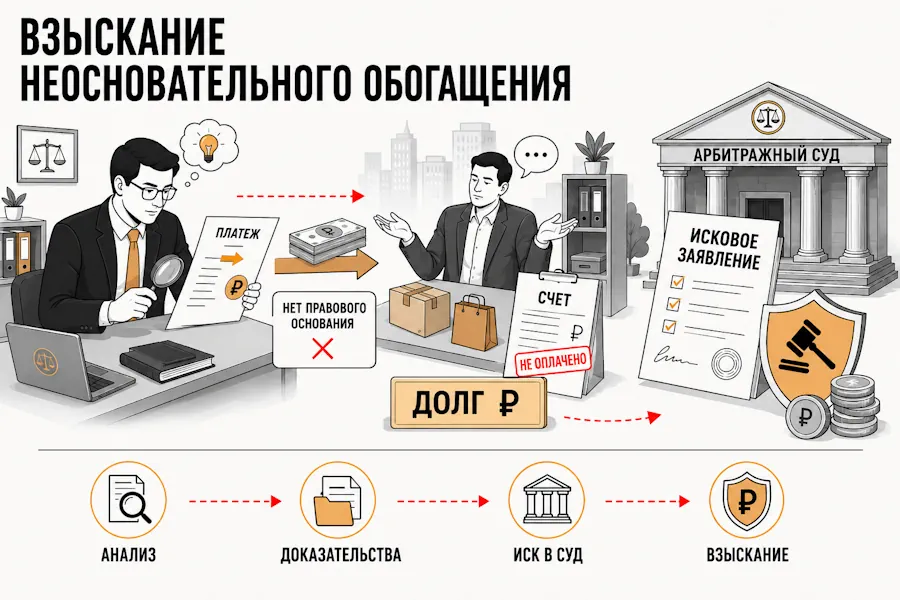 Взыскание неосновательного обогащения