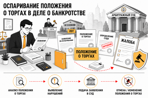 Оспаривание положения о торгах в деле о банкротстве