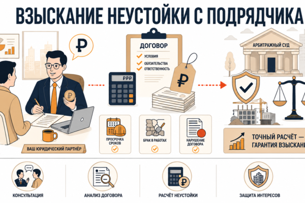 Взыскание неустойки с подрядчика