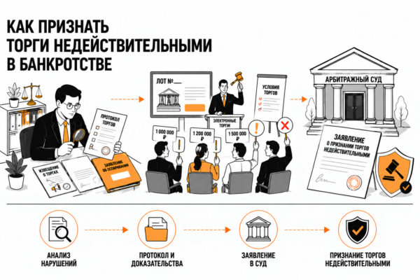 Признание торгов недействительными в рамках дела о банкротстве