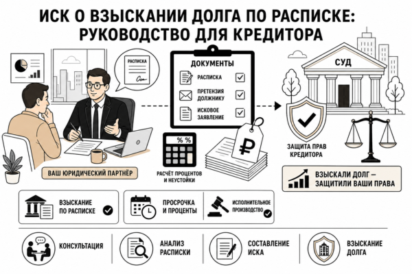 Иск о взыскании долга по расписке