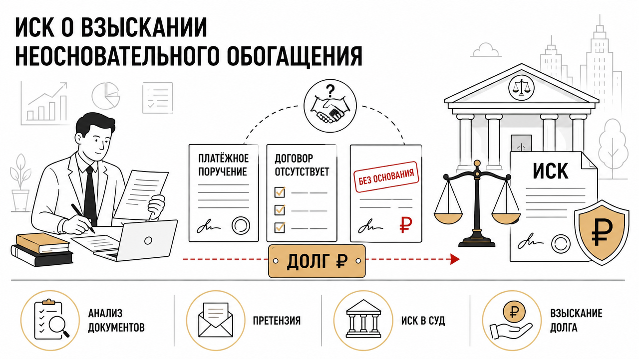 Иск о взыскании неосновательного обогащения