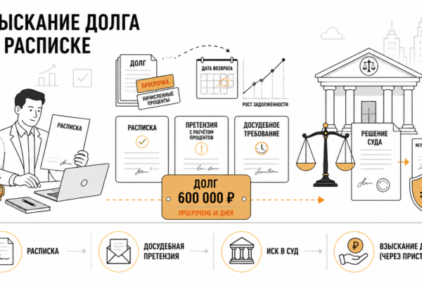 Взыскание долга по расписке