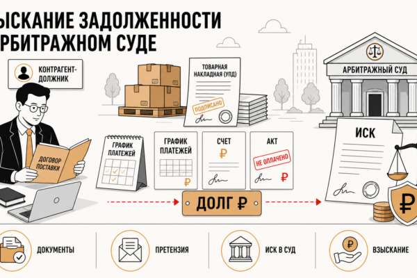 Взыскание задолженности в арбитражном суде