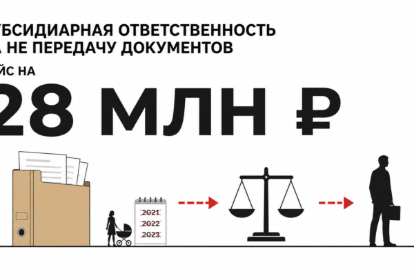 Субсидиарная ответственность за не передачу документов