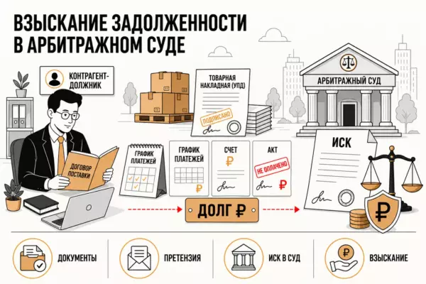 Взыскание задолженности в арбитражном суде