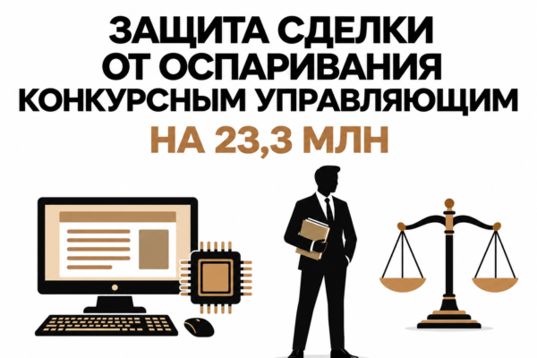 Защита сделки от оспаривания конкурсным управляющим