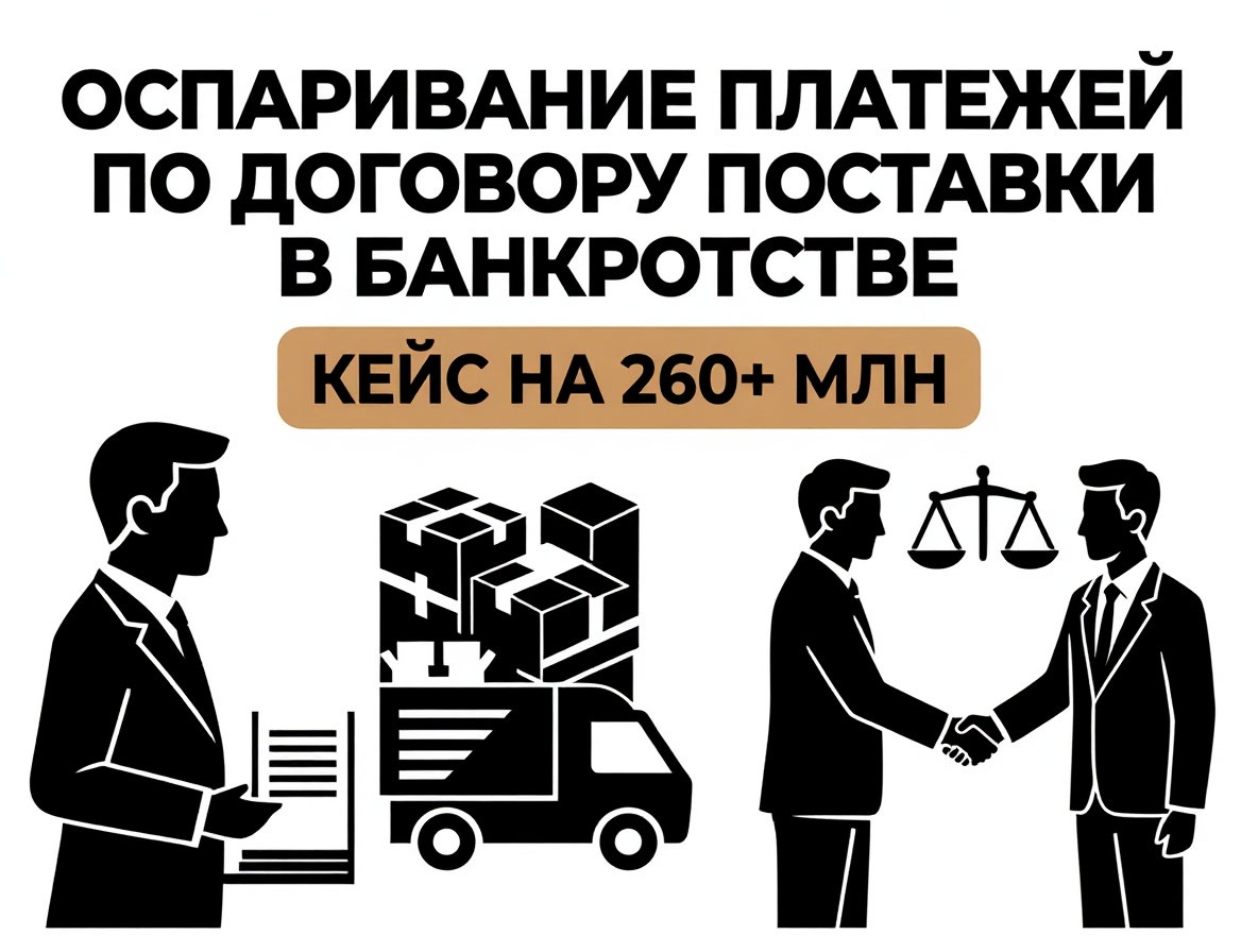 Оспаривание платежей по договору поставки в банкротстве
