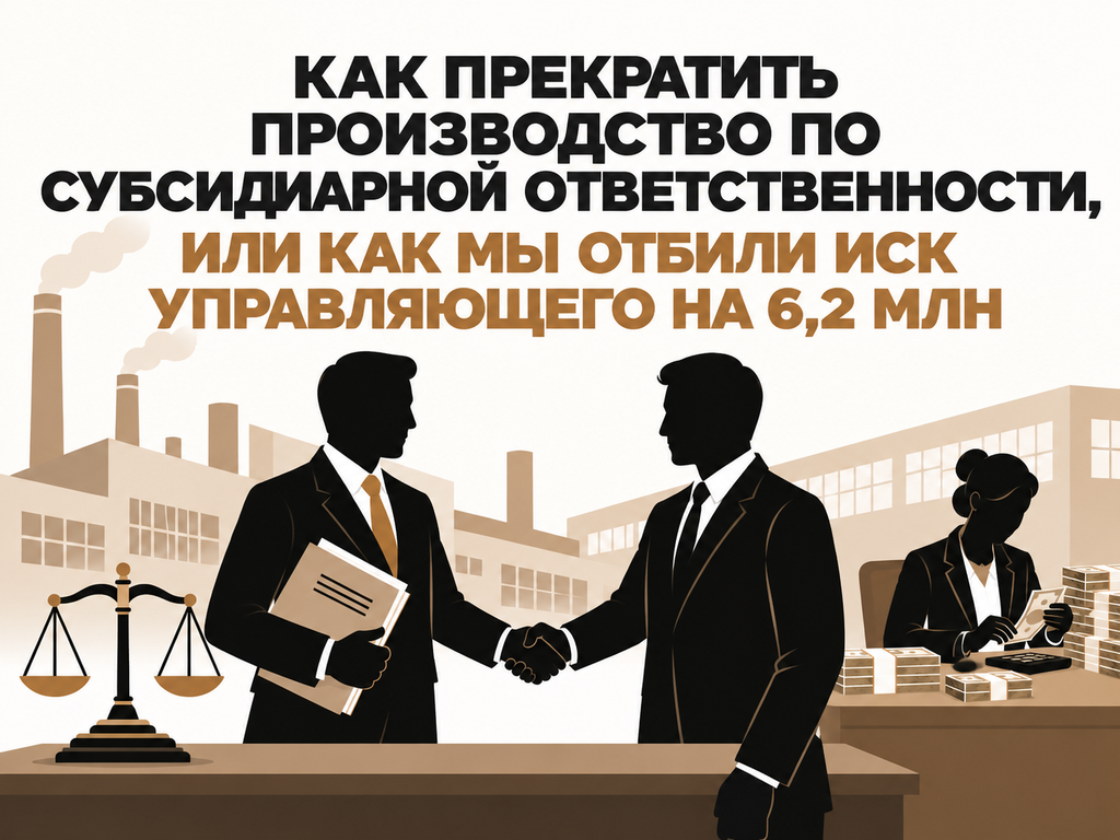Как прекратить производство по субсидиарной ответственности